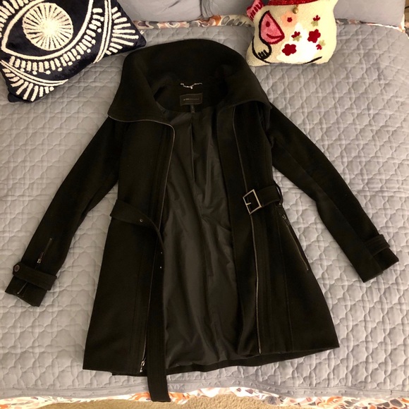 BCBG MaxAzria belted Pea coat - Picture 4 of 7